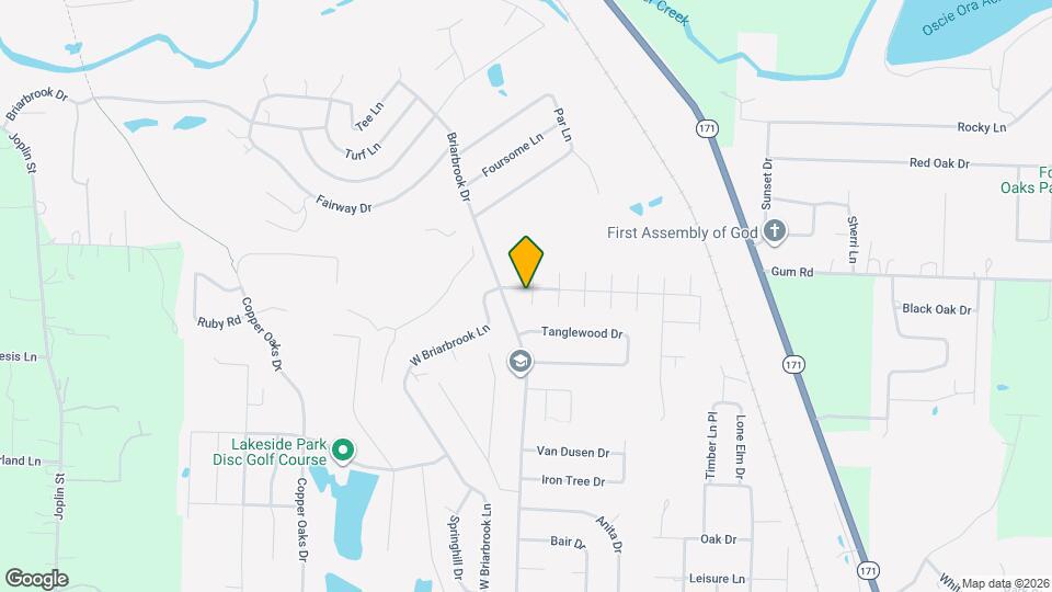 103 E Briarbrook Ln Map and Location Details