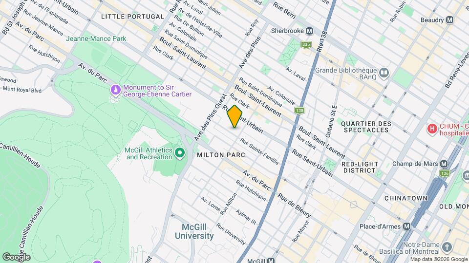 3617 Sainte-Famille Rue Map and Location Details