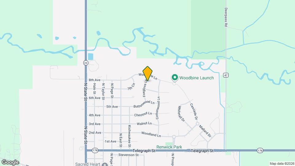 1161 Foxglove Ln Map and Location Details
