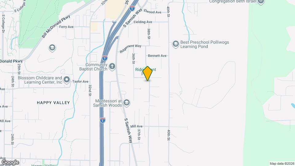 906 38th St Map and Location Details