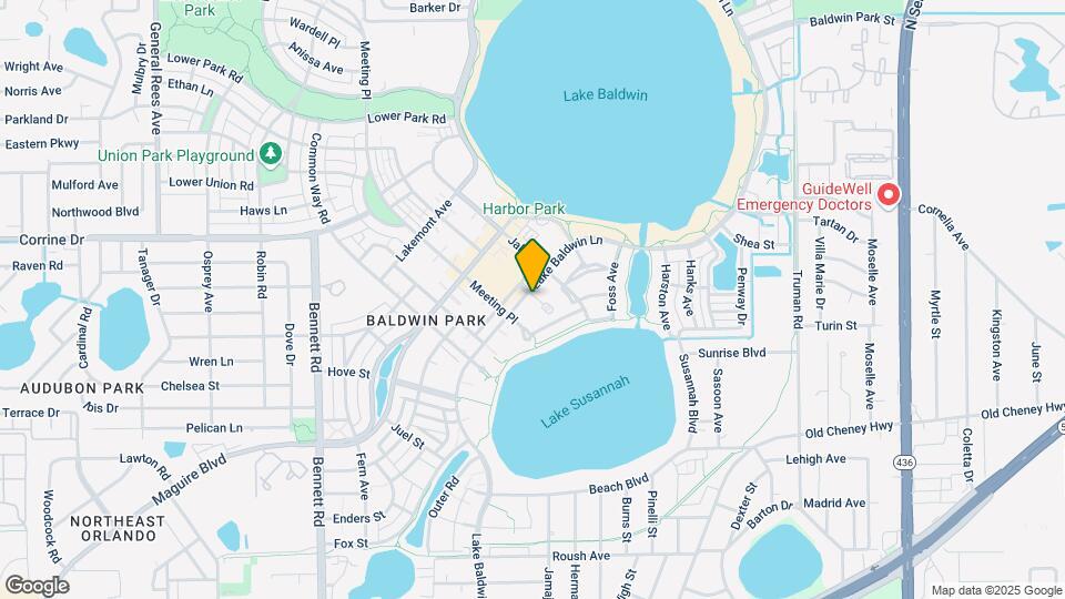 1483 Lake Baldwin Ln Map and Location Details