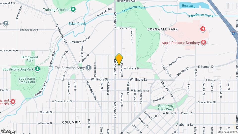 1000 W Indiana St Map and Location Details