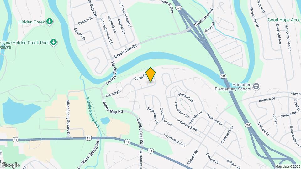 6209 Galleon Drive Mapa y Detalles de la Ubicación