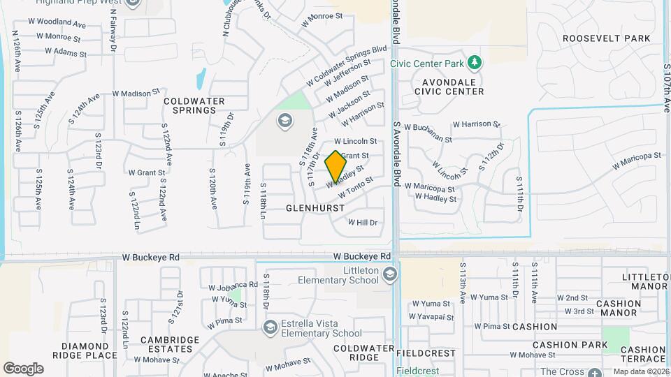 11729 W Hadley St Mapa y Detalles de la Ubicación