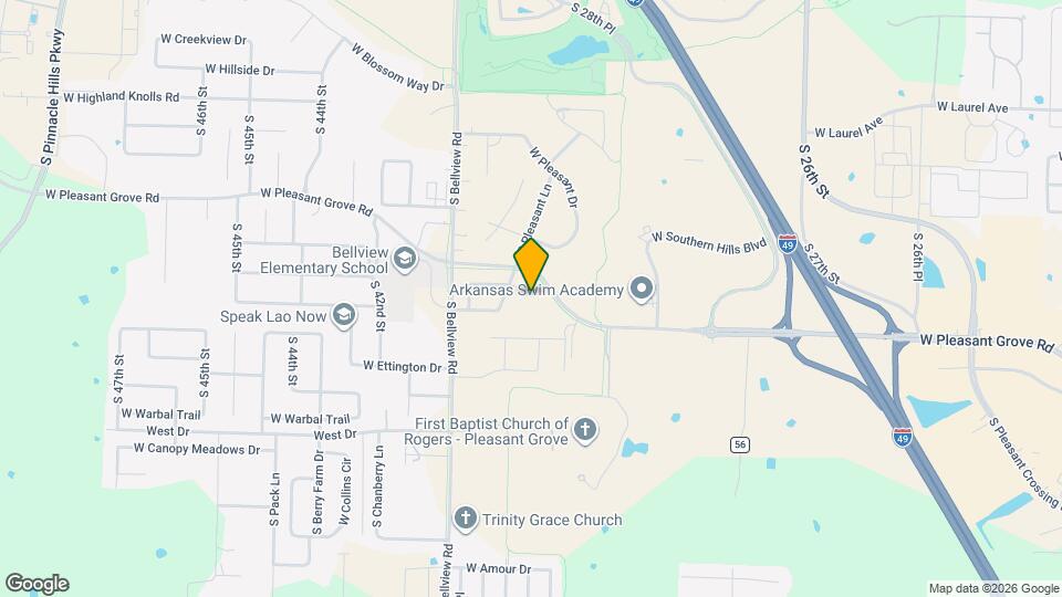 3602 W Legacy Ln Map and Location Details