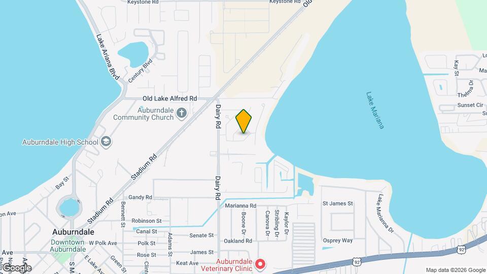 321 Lake Mariana Pl Map and Location Details