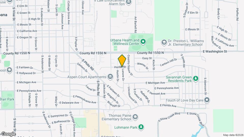 1101 Lanore Dr Mapa y Detalles de la Ubicación