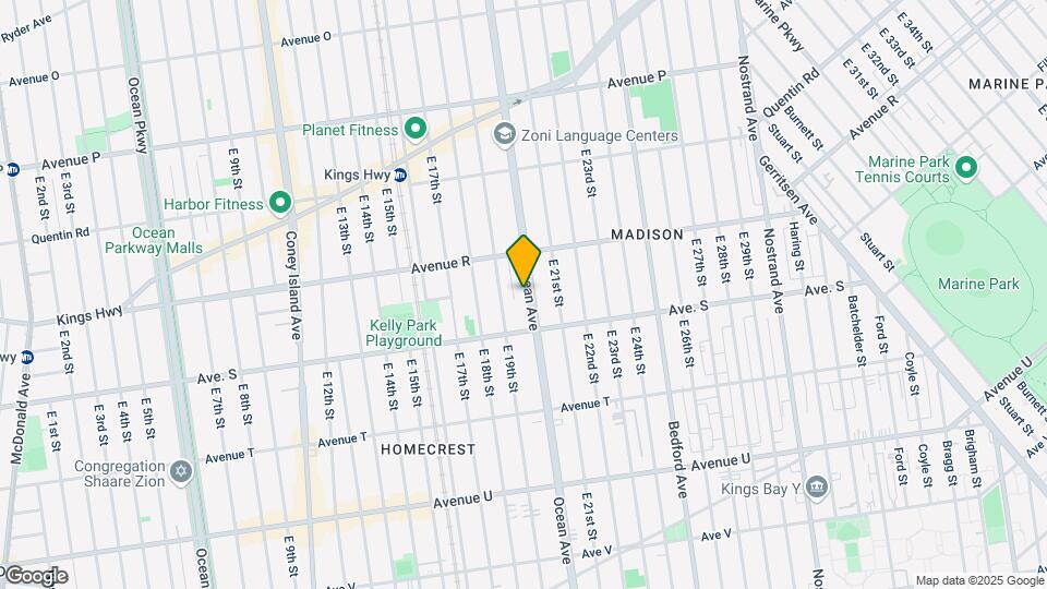 2306 Ocean Ave Mapa y Detalles de la Ubicación