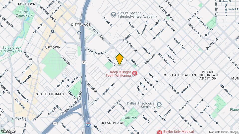 1902 Caddo St Map and Location Details