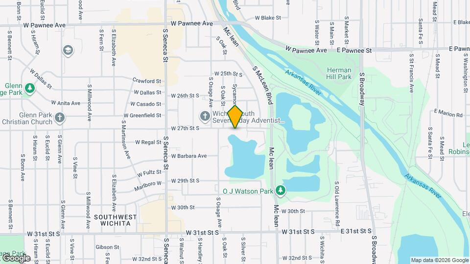 701 W 27th St S Map and Location Details