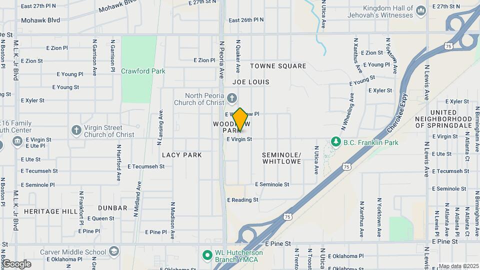 1329 E Virgin St Map and Location Details