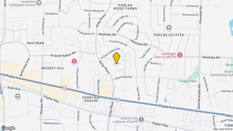 1710 Kirby Pkwy Map and Location Details
