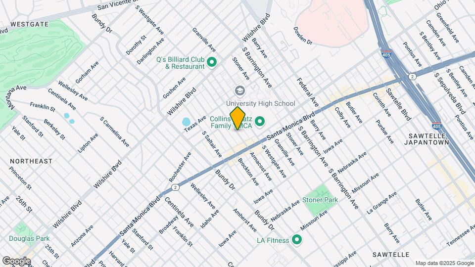 1439 Armacost Ave Map and Location Details