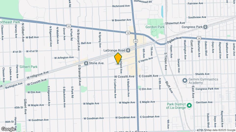 40 S Ashland Ave Map and Location Details