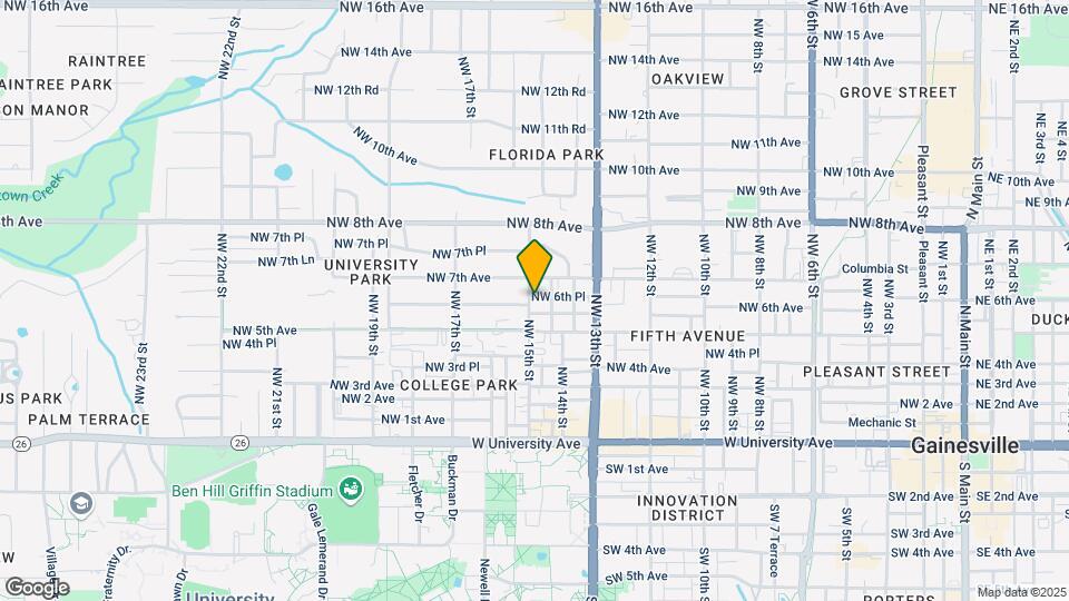 1427 NW 6th Pl Map and Location Details