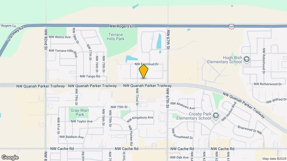 6828 NW Crestwood Dr Map and Location Details
