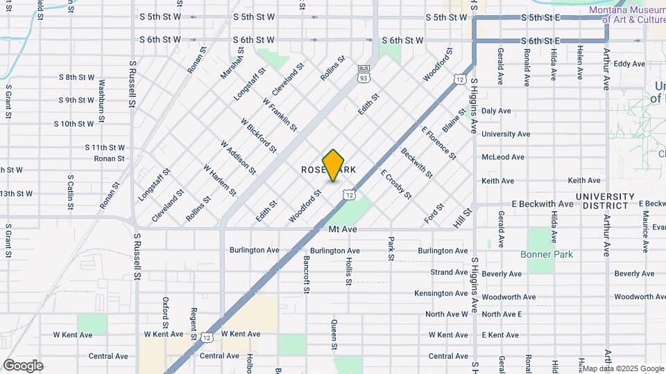 726 Woodford St Map and Location Details