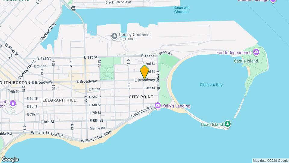 921-923-923 E Broadway Map and Location Details