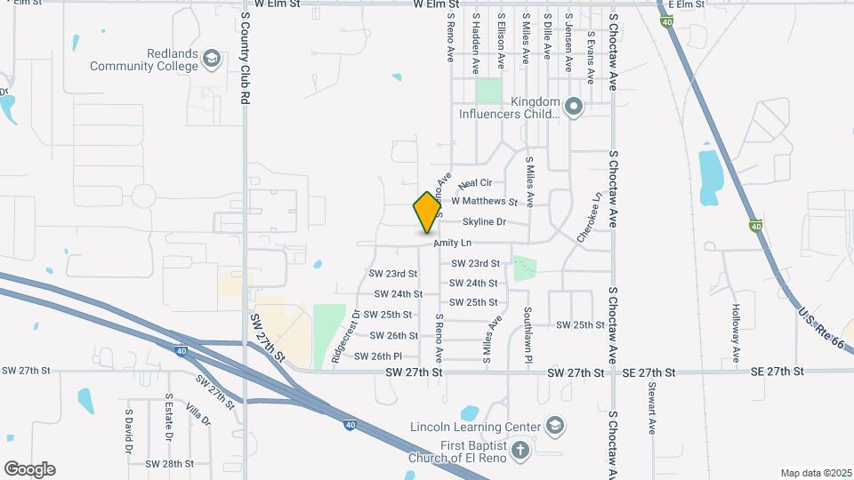 702 Amity Ln Map and Location Details