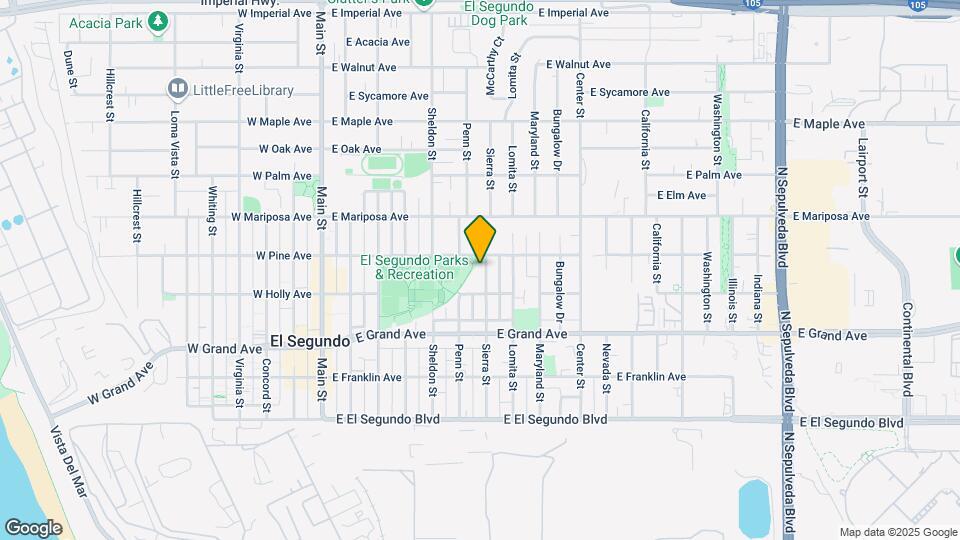 429 Sierra St Map and Location Details