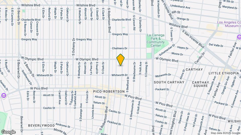 1037 S Shenandoah St, Su Map and Location Details