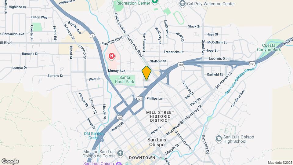 536 Hathway Ave Map and Location Details