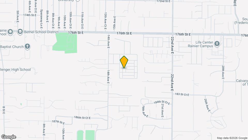 18028 16th Ave Ct E Map and Location Details