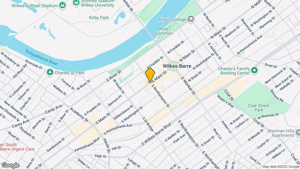 82 S Main St, Unit 1 Map and Location Details
