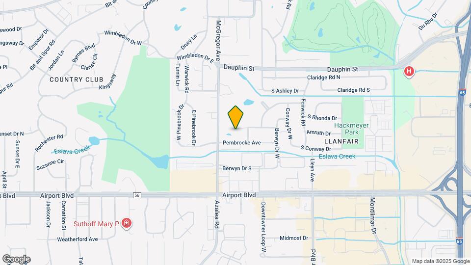 3933 Radnor Ave Map and Location Details