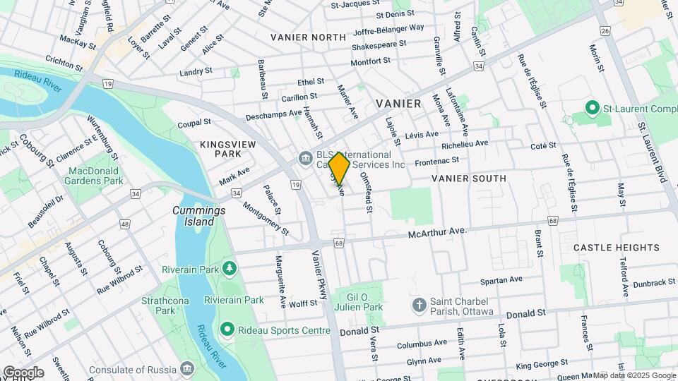 320 Cyr Av Map and Location Details