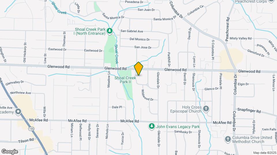 1850 Hillsdale Dr Map and Location Details