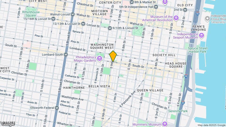 605 S 9th St Map and Location Details