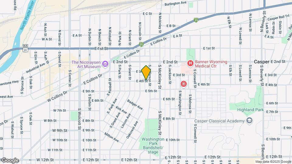 831 E 4th St Map and Location Details