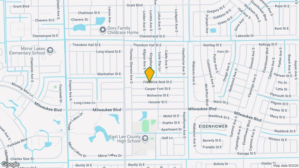 824 Frederick Reid St E Mapa y Detalles de la Ubicación