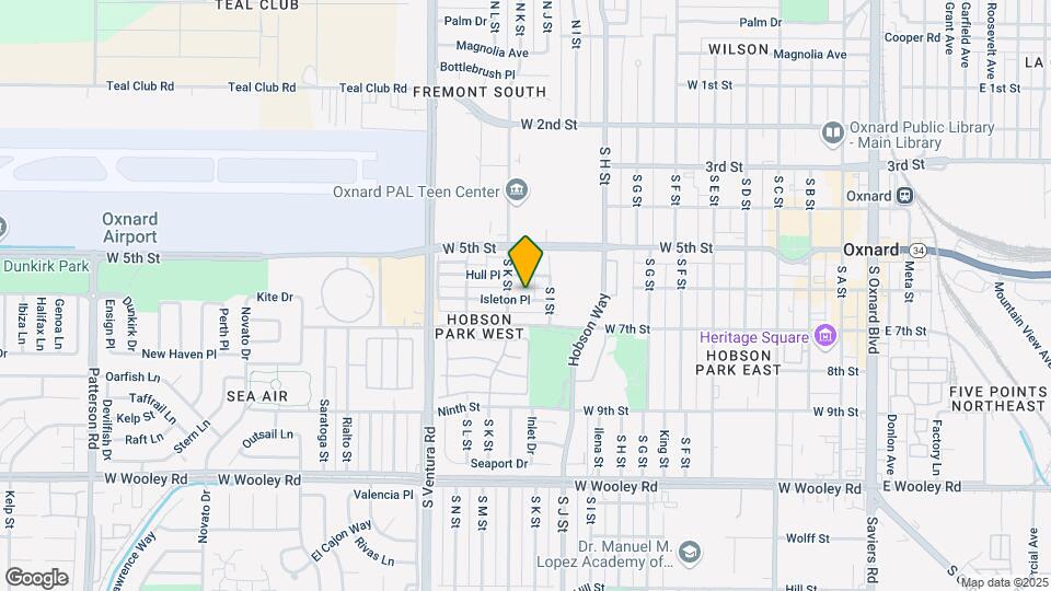 1101 W Isleton Pl Map and Location Details