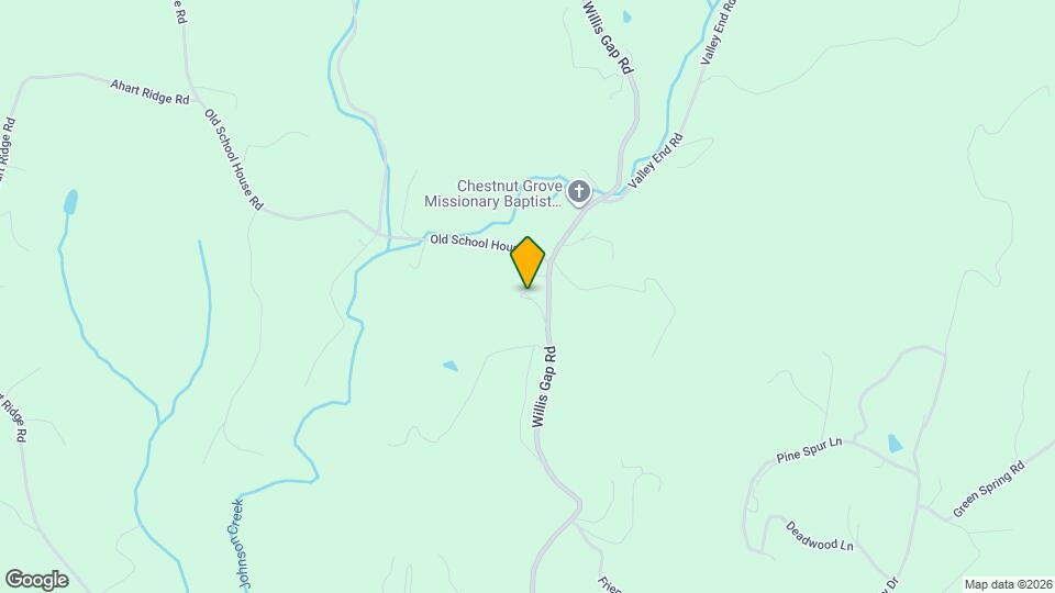 5117 Willis Gap Rd Map and Location Details