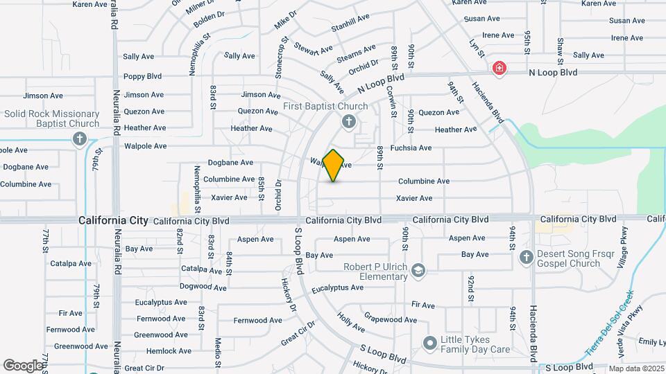 8724 Columbine Ave Map and Location Details