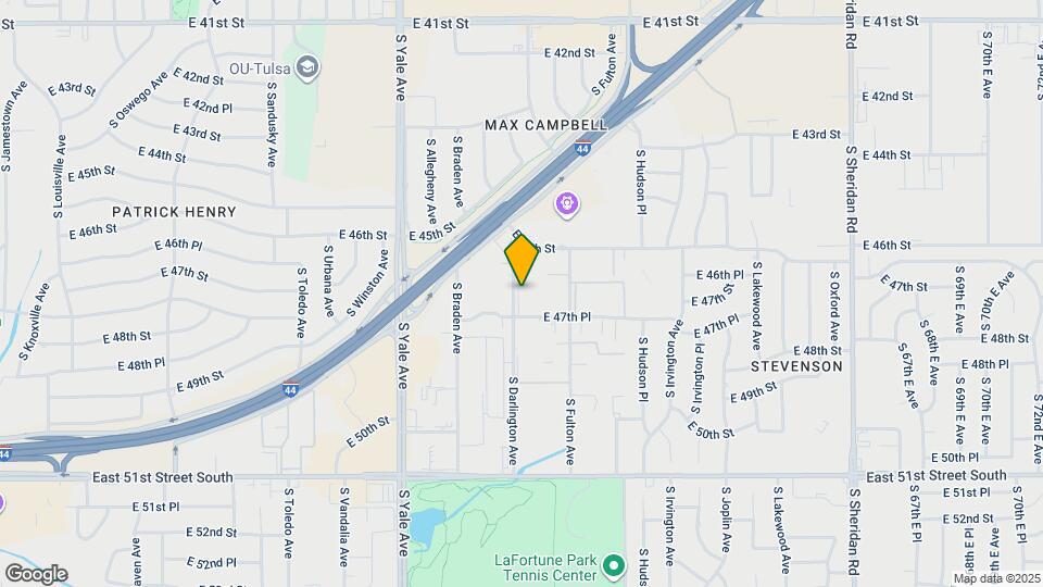 4649 S Darlington Ave Map and Location Details