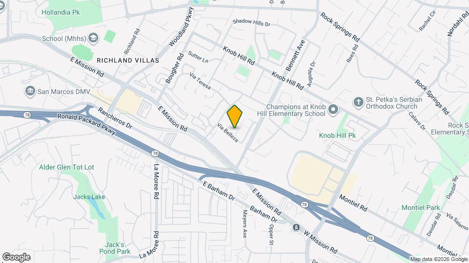 160 Calle Querido Map and Location Details