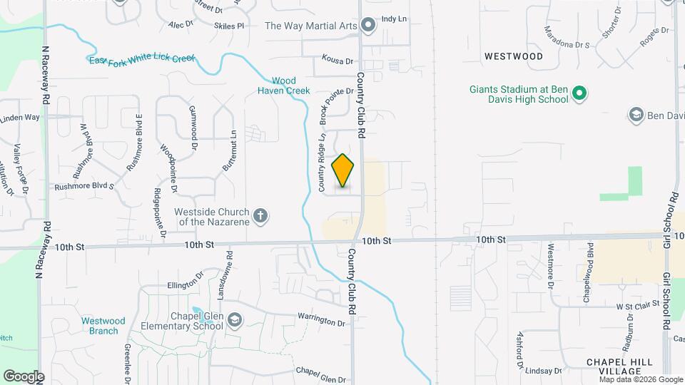 8336 Country Creek Dr Map and Location Details