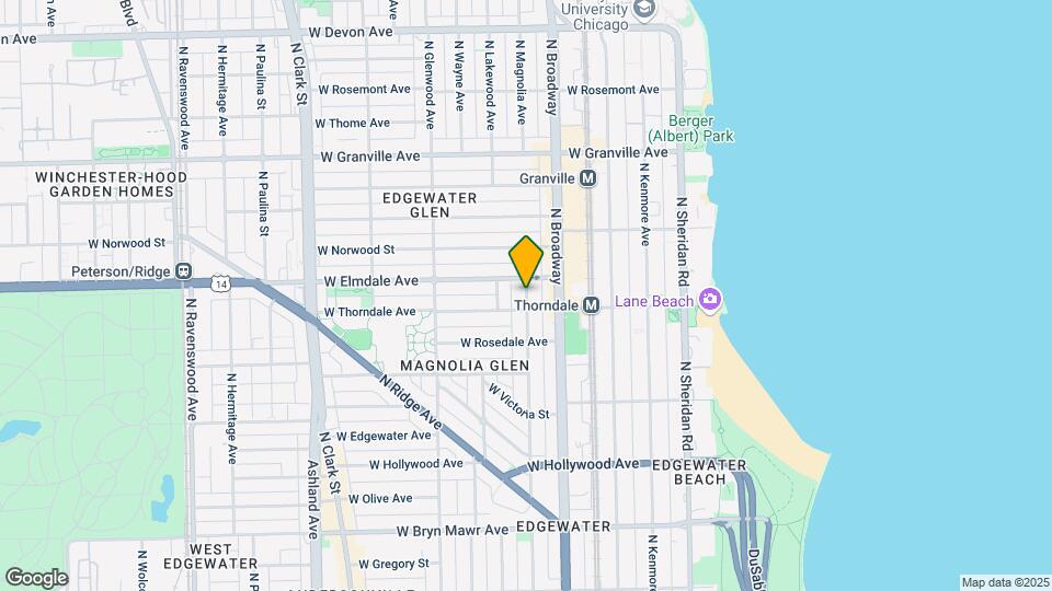 5956 N Magnolia Ave, Unit 2N Mapa y Detalles de la Ubicación