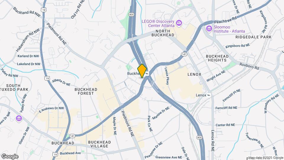 3344 Peachtree Rd NE Map and Location Details