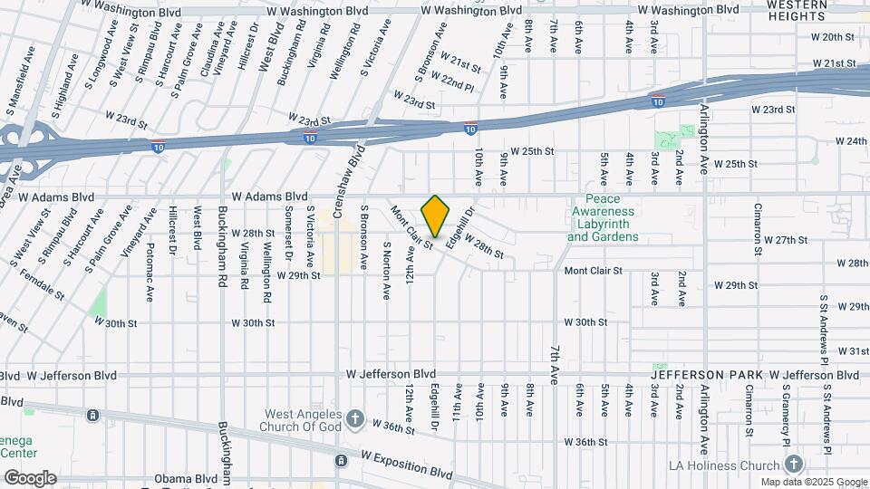 4017 1/2 Mont Clair St Map and Location Details