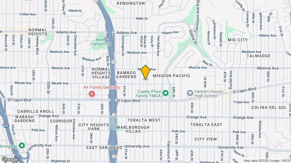 4410 Copeland Ave Map and Location Details