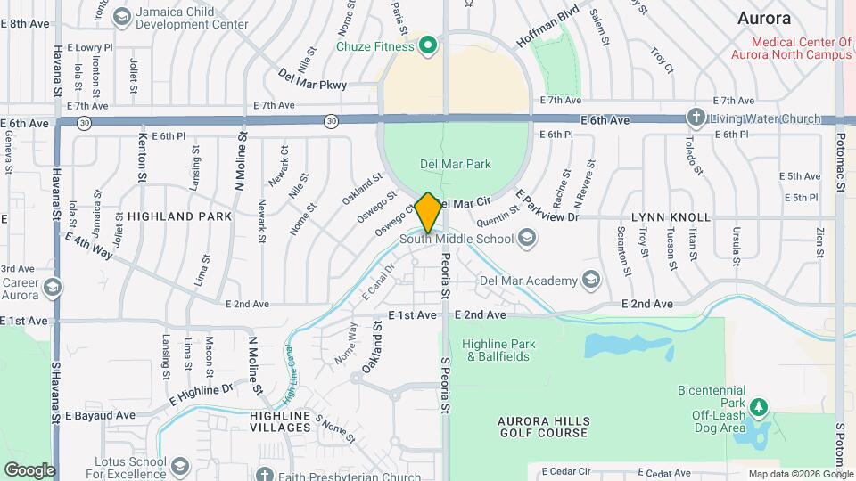 12039 E Canal Dr Map and Location Details