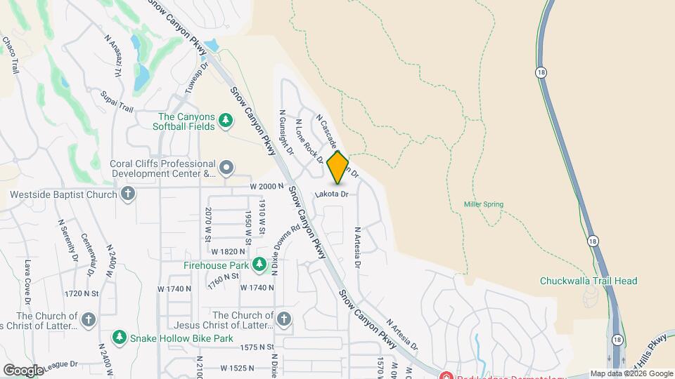 1694 Lakota Dr Map and Location Details