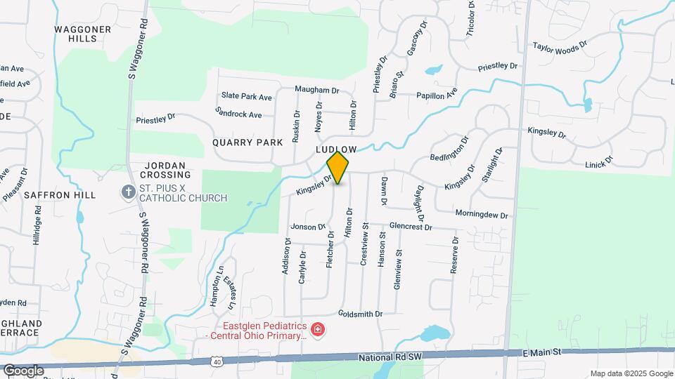 1106 Fletcher Dr Map and Location Details