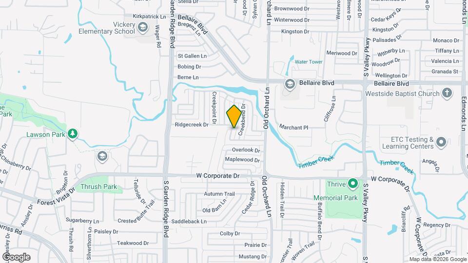 1737 Circle Creek Dr Map and Location Details