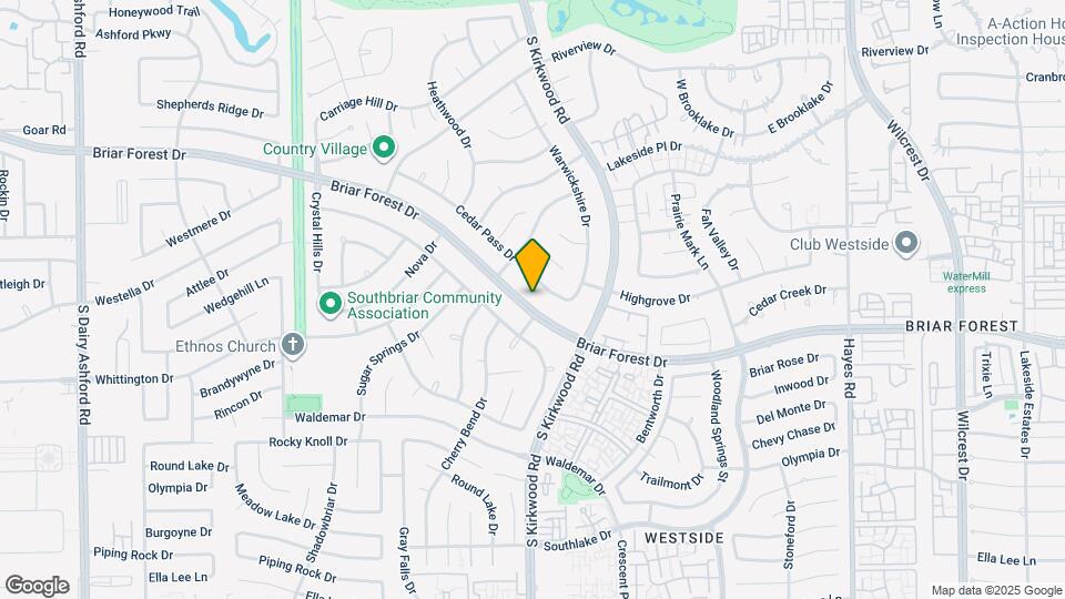 11854 Briar Forest Dr Map and Location Details