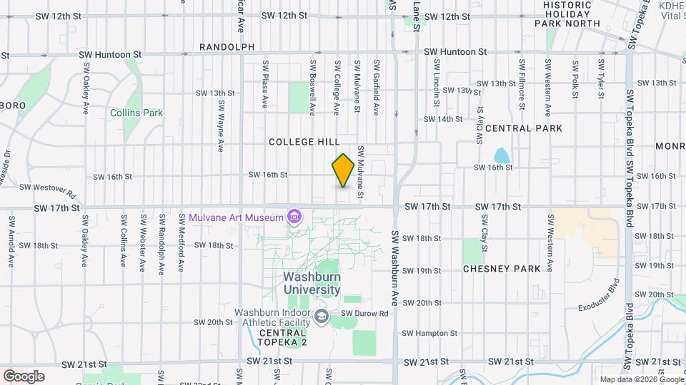 1620 SW College Ave Map and Location Details